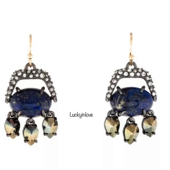 Alexis Bittar Chandelier Drop Earring Lapis Lazuli - Picture 7 of 9